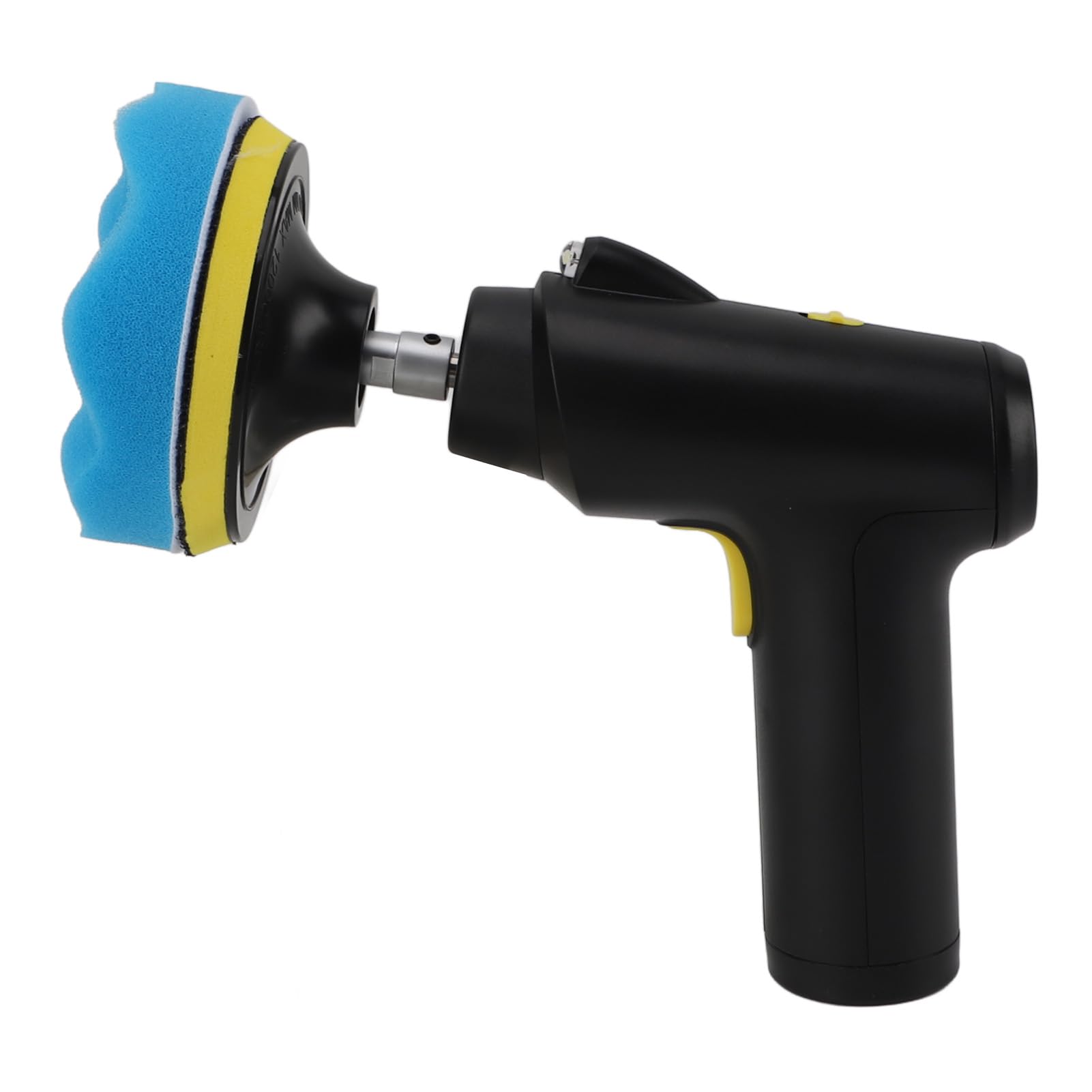 Ejoyous Akku-Pufferpolierer, ABS, USB, Wiederaufladbar, Akku-Wachsgerät, 3 Geschwindigkeiten, 1000, 1200, 1600 U/min, mit Licht, 2000 MAh, für Autowachs, Polieren, Schleifen