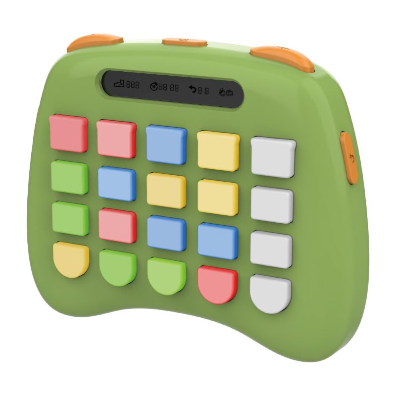 JXDColor Decryption Mind Training Machinefor Babies Over 3 Years, 4 Game Modes(Green)
