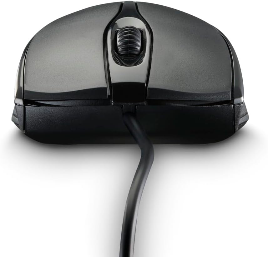 Hama MC-200 Optical 3-Button Mouse, Cabled, 1200 DPI, Black