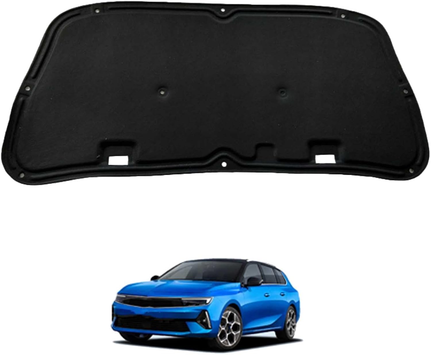 Gtdyatgc Normal Bonnet Sound Deadening Mat 10Mm For Mazda 3 2014-2018 Oe: B45a56681 – Heat Shield Insulation, Practical Replacement Liner With Clips & Pet Fibre