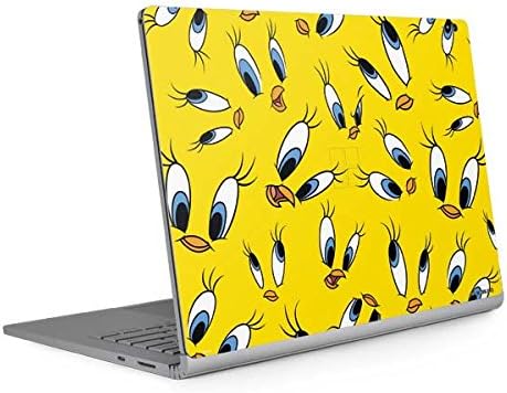 Skinit Decal Laptop Skin compatible with Surface Book 2 13.5in - Officially Licensed Warner Bros Tweety Bird Super Sized Pattern Design