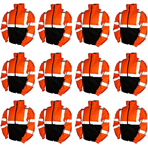 TINGLEY Rubber J26119 Bomber II Orange Winter Jacket (1 Case/12 Jackets) (2X-Large)