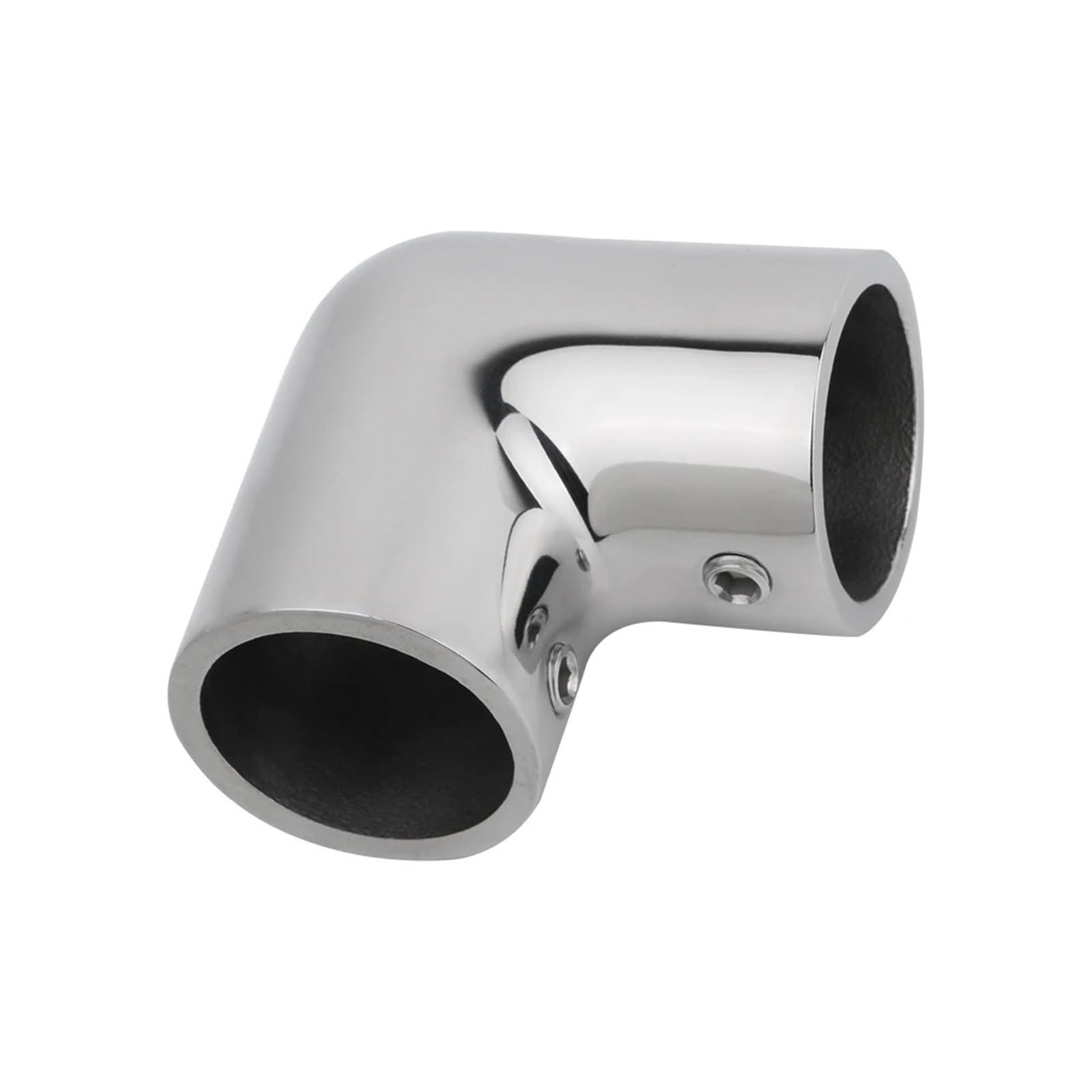 Mtmxalbbr One Color Boat 316 Stainless Steel 2-Way Tube Connector 90° Elbow Pipe Handrail Fitting Components Marine Hardware(32Mm)