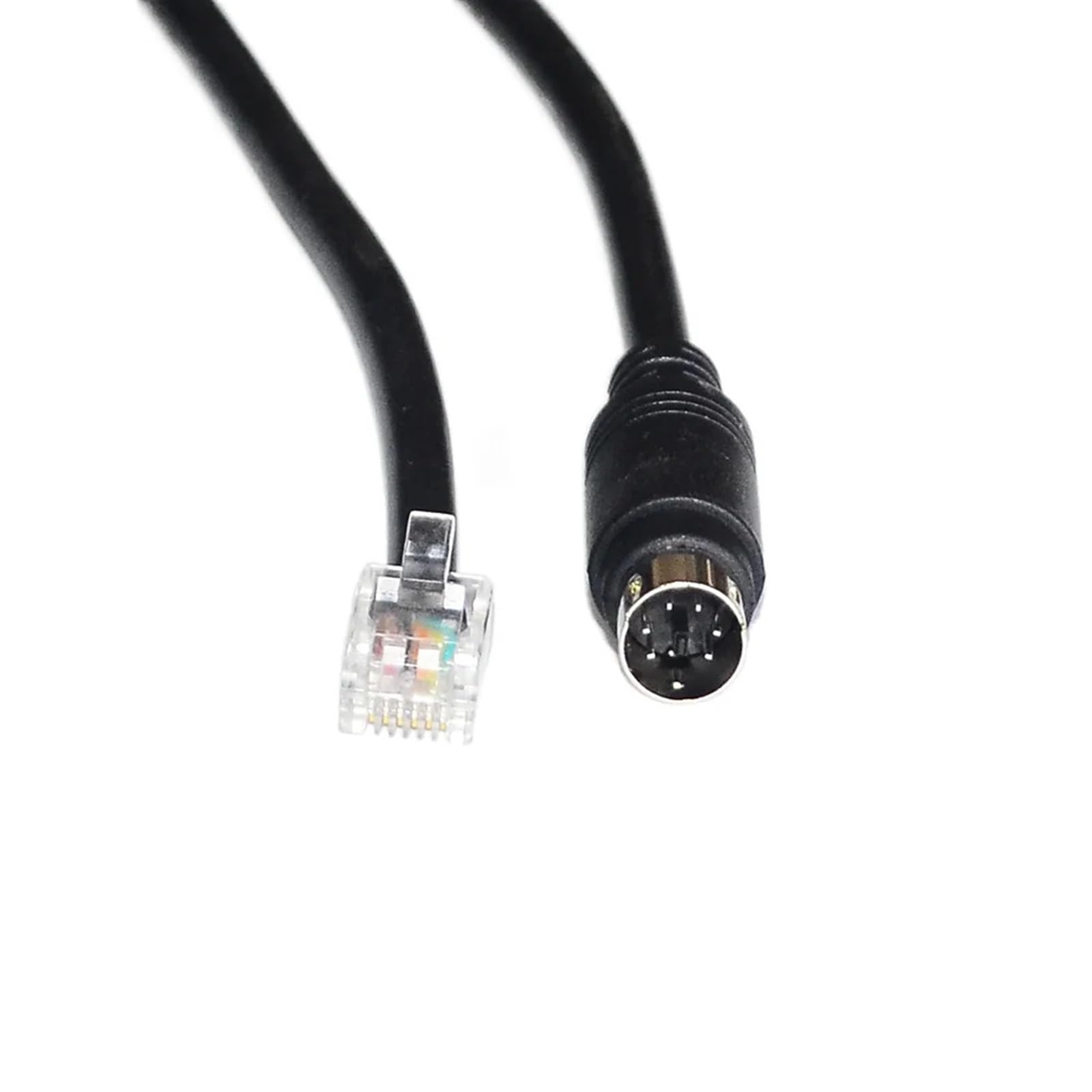 Cavo CONNETTORE Mini DIN 6PIN A RJ12 6P6C da 2 M for Pedali/Cambi FANA A Ruote FANA Cavo PS/2 A RJ12 6PIN(1m)