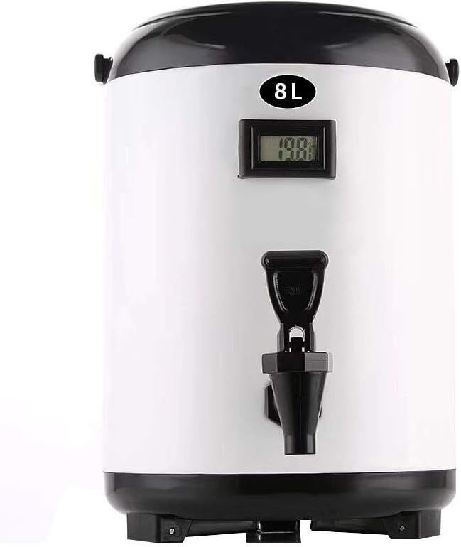 Yjingrui 保温ポット 保温卓上ポット 温度表示付き 断熱バケツ 保温 保冷双機能 商業