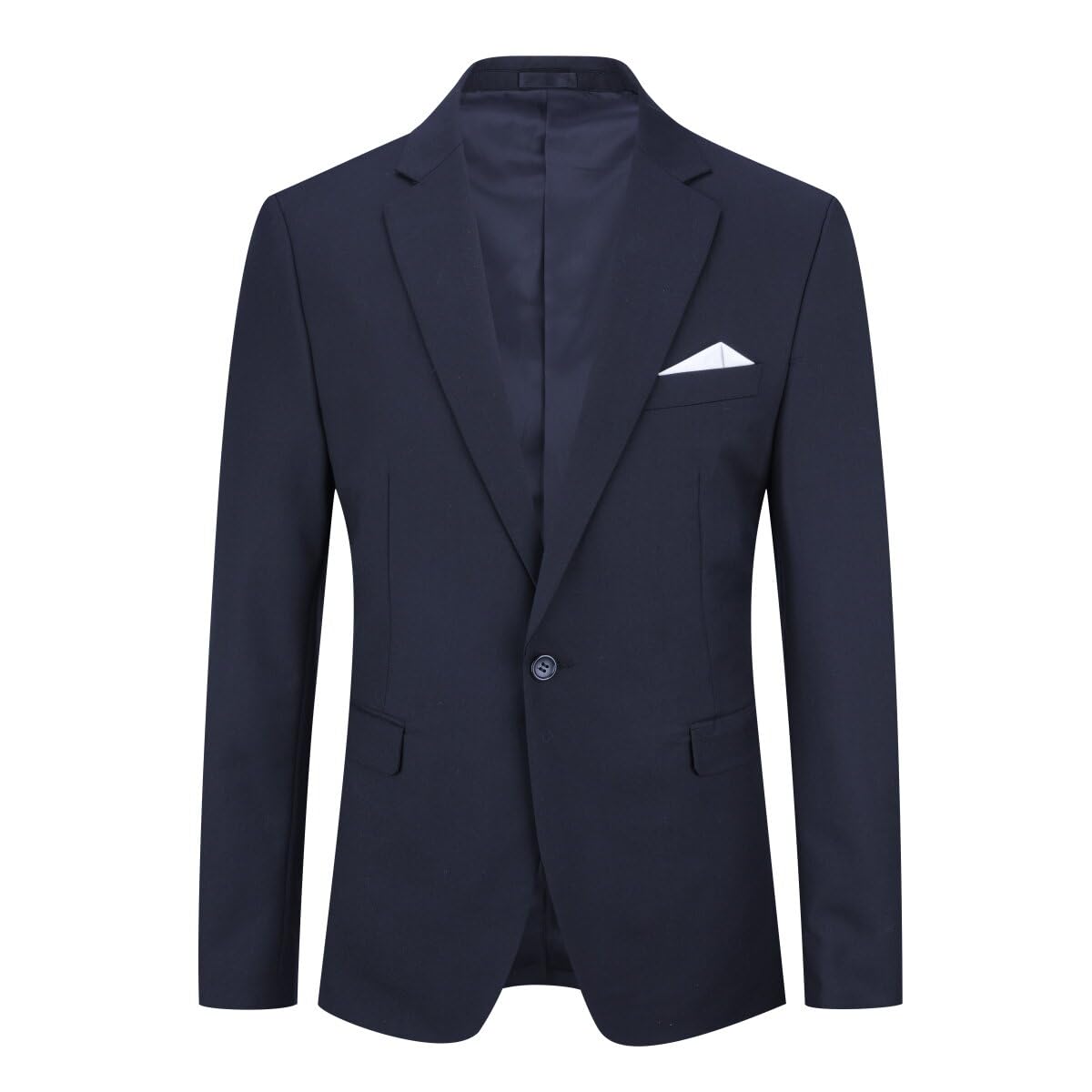 YOUTHUP Blazer da Uomo Slim Fit Formale Giacca da Abito Casual 1 Pulsante Elegante Giacche