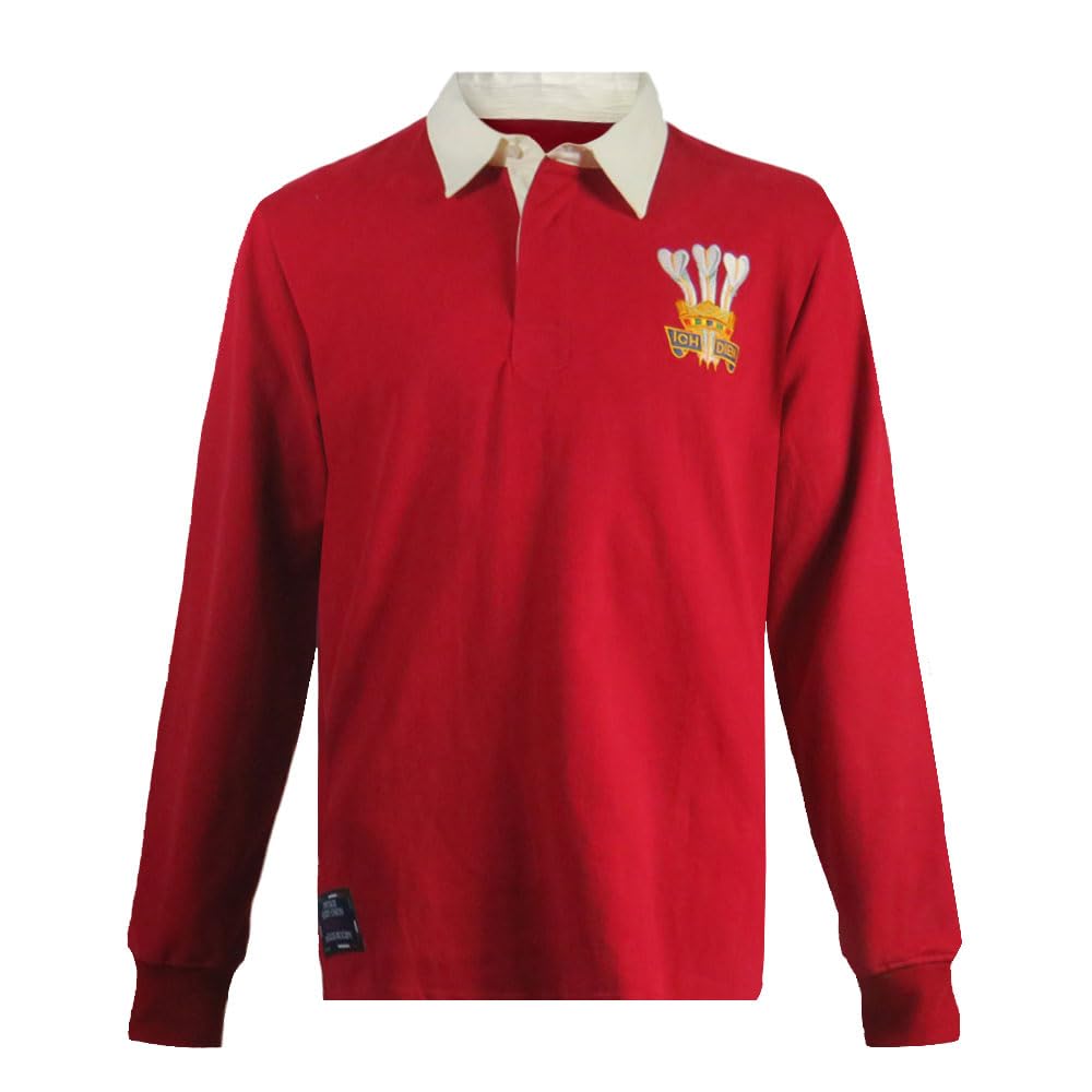 Ellis 1871 Rugby Men's Red Wales Rugby Shirt 1976 Grand Slam