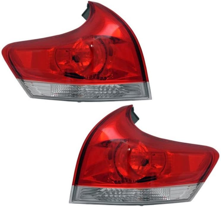 For 2009 2010 2011 2012 Toyota Venza Tail Light Assembly Pair Driver and Passenger Side w/Bulbs For TO2804109 TO2805109 | 81560-0010, 81550-0010