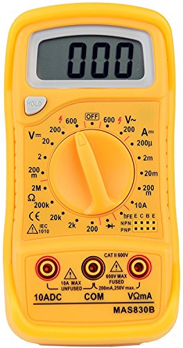MASTECH 19-Range Digital Multimeter, MAS830B