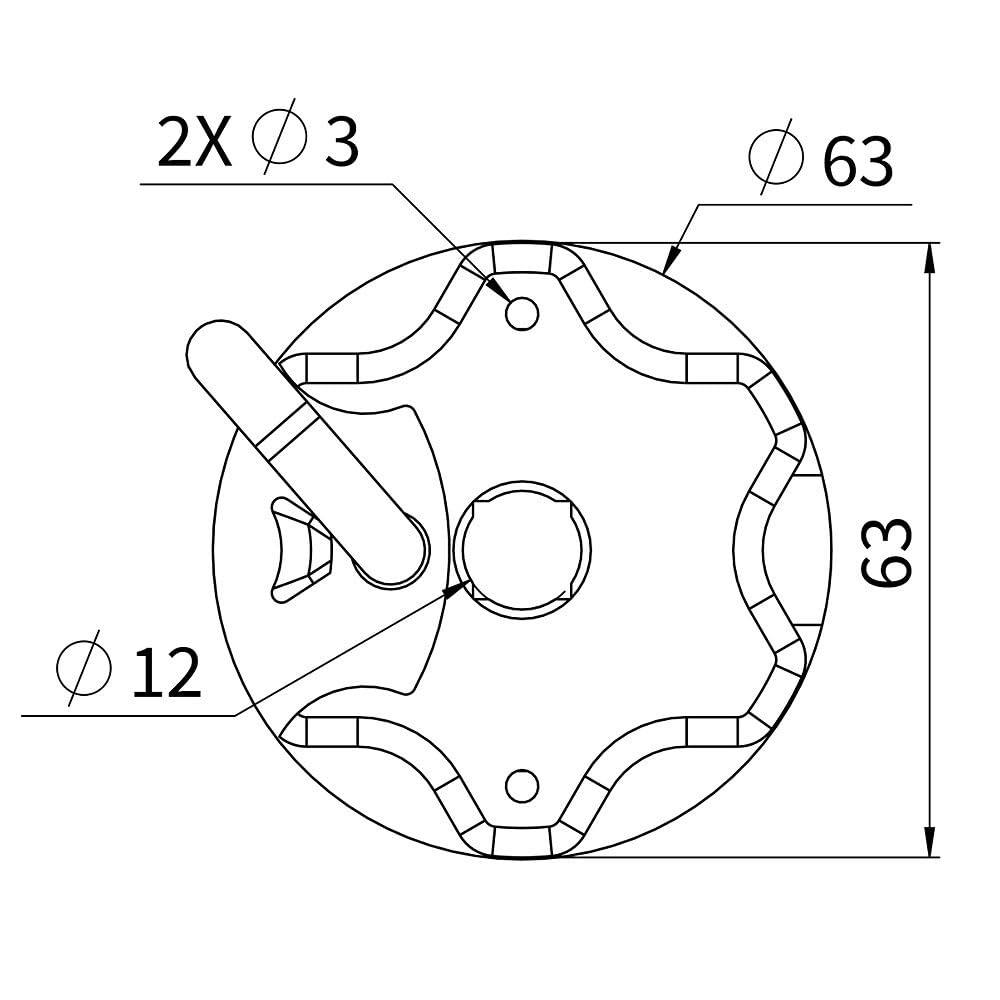Moteur filaire Ø 45 mm pour volet roulant 20 kg - 10 Nm