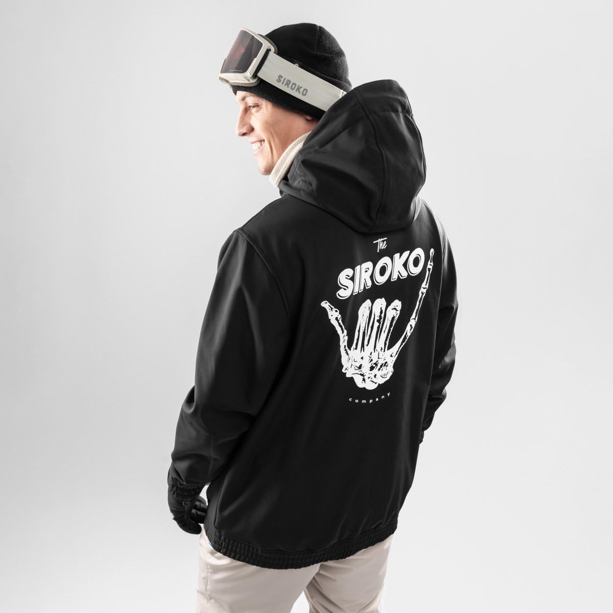 SIROKO - Veste de Snowboard avec Poche Kangourou W3 North Ice
