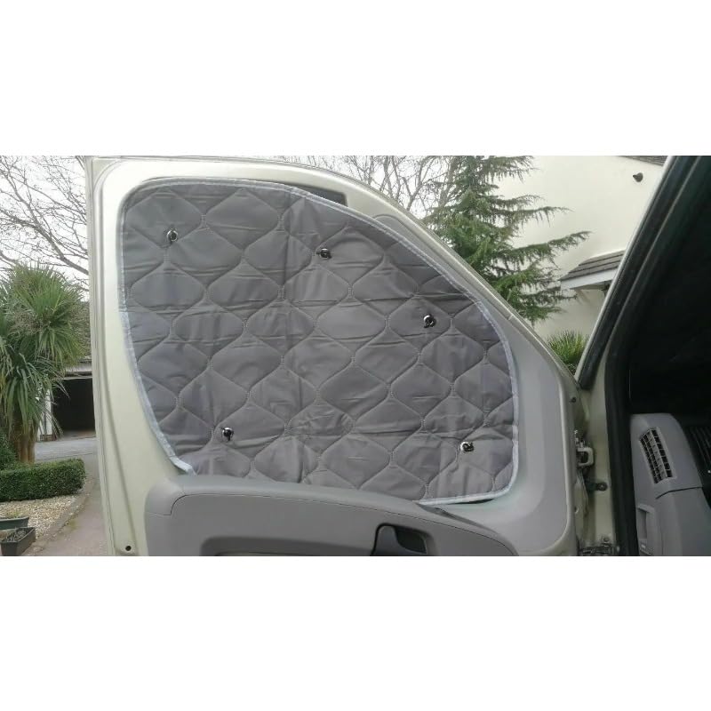 Rideau Voiture, Rideau Occultant Voiture Pare-Soleil De Utilisation Adaptée pour Fiat Ducato 2006-2022, Stores Thermiques Internes 7 Couches, Pare-Brise, Accessoires D'intérieur