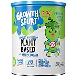 Plant Based Toddler Formula – Growth Spurt Complete Nutrition Powder Formula – Dairy Free, Lactose Free, Gluten Free – No Soy Protein - Prebiotics, Probiotics, DHA & ARA, Methylfolate, Immune Support, Non GMO Infant Baby Transition Weaning