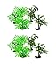 Arcady 12PC Mini Toy Jungle Trees Wide Bushy Trees and Tall Trees