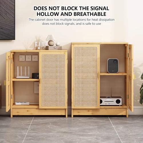 Router Regal aus Holz – organisiert WLAN-Geräte und elektrische Boxen für Zuhause, Schlafzimmer und Wohnzimmer