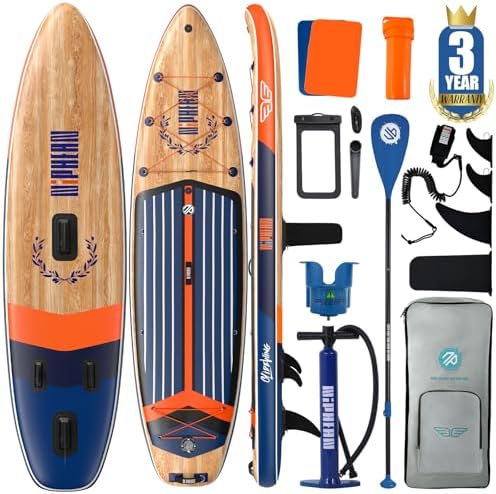 Niphean (Extra Large) Inflatable Paddle Board, SUP for 2+1 People...