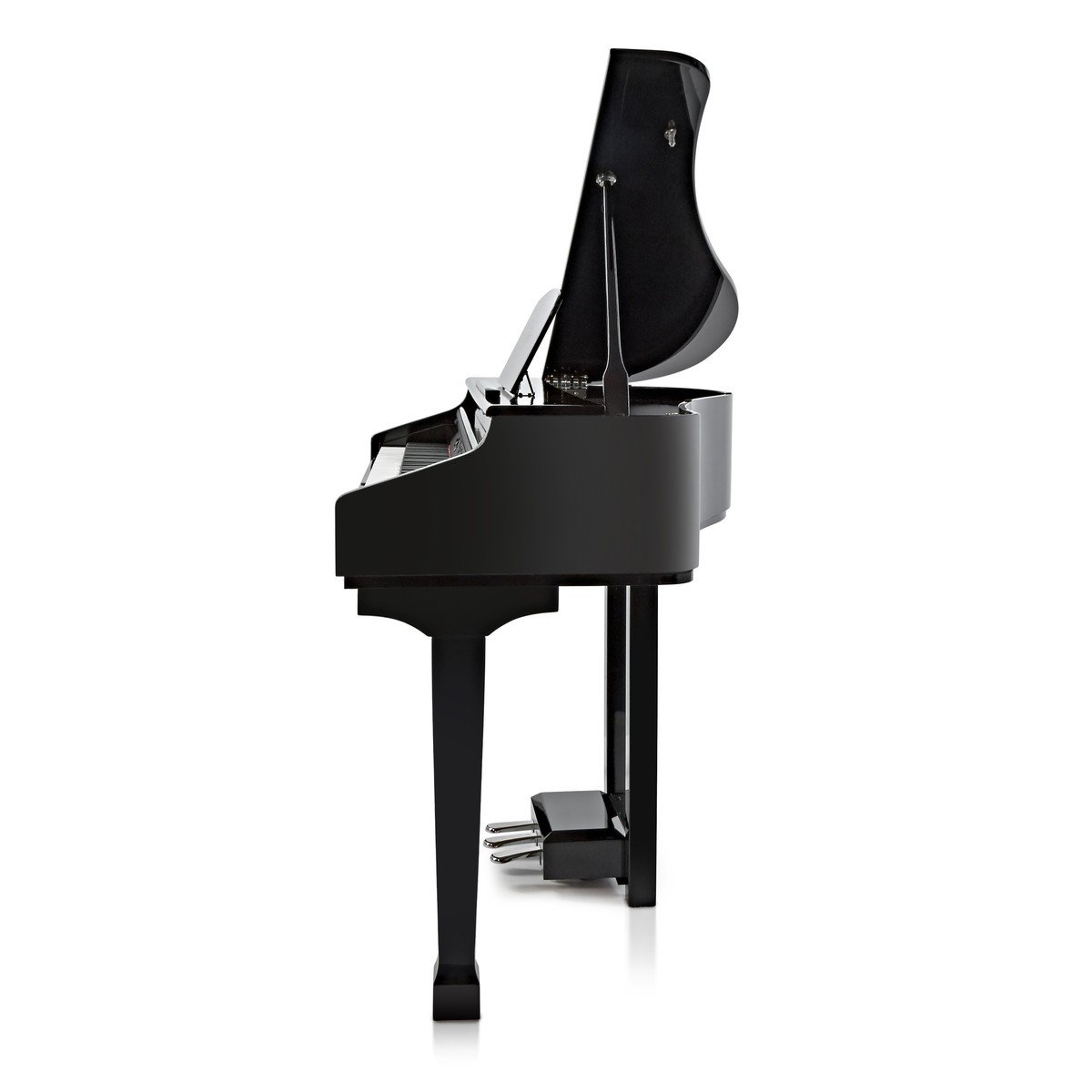 Pianoforte a Coda Digitale GDP-100 di Gear4music | Sensazione Realistica dei 88 Tasti Pesati Sensibili al Tocco, Modalità Split e Layer, 55 Brani di Accompagnamento