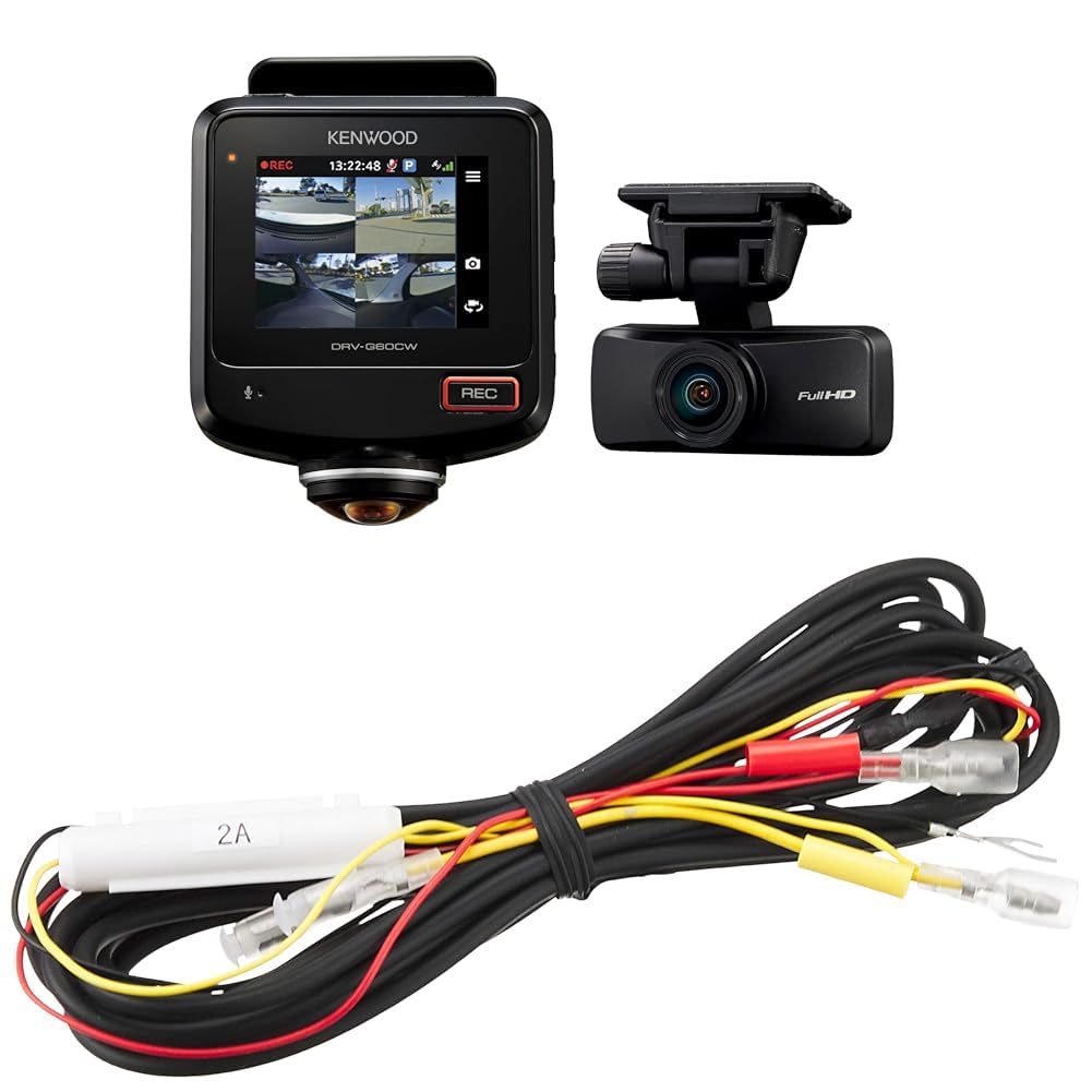 Amazon | ケンウッド 「ドライブレコーダー DRV-G60CW」+「駐車監視