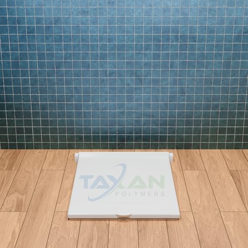 Image of Taxan Indian Toilet Seat Cover for Square Commode (21 Inch Orissa Pan) | Hard Plastic PP | Non Soft Close Toilet Lid with Easy Installation Kit | Green Finish | 56 x 42 cm | 2 Year Warranty