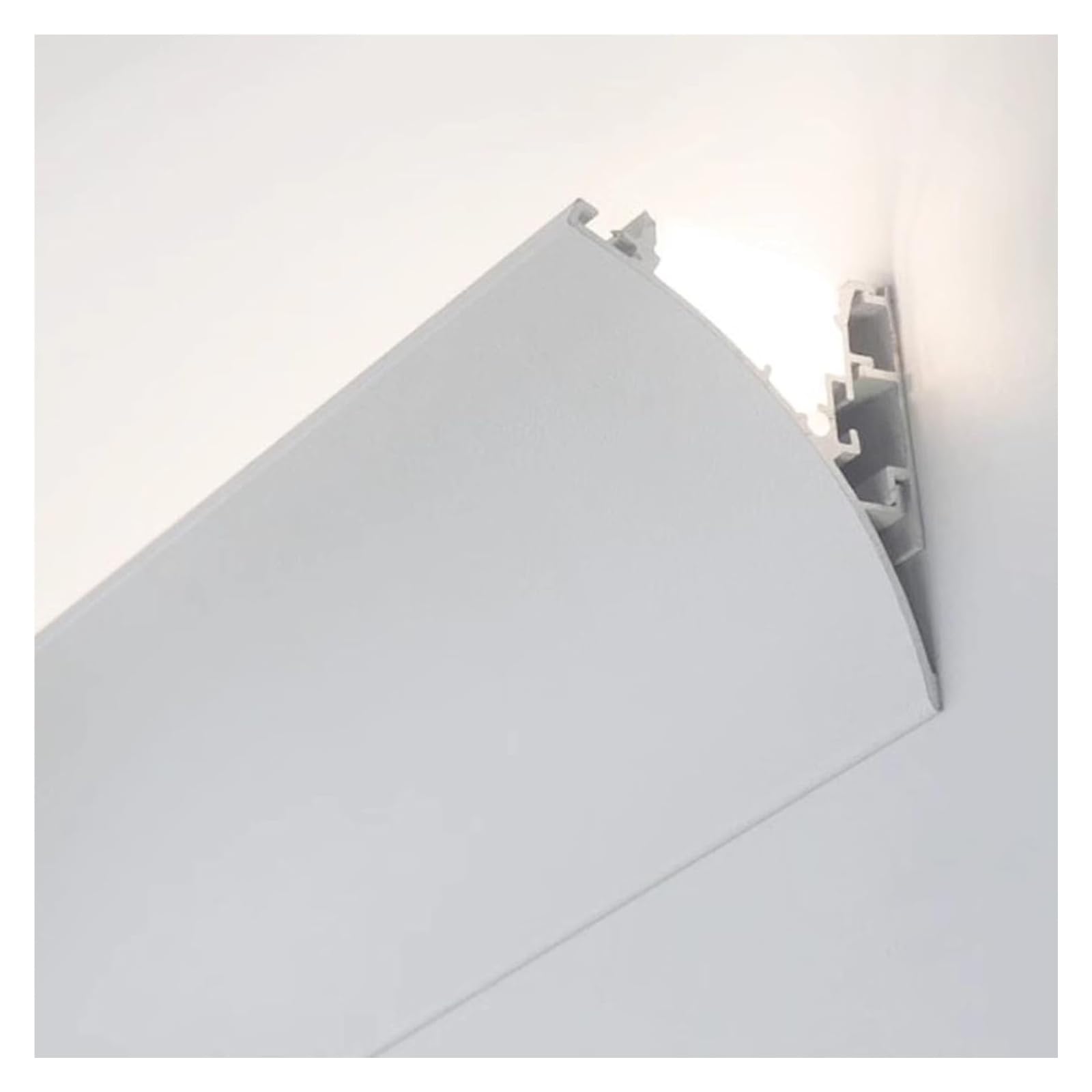 DXYOYONGMZ LED Channel, LED Diffuser Channel, Ceiling Molding Indirect Lighting, Kitchen/Hallway Led Lights Slat Housing Cover(10m(33ft))