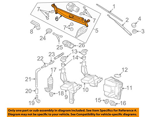 Volkswagen VW OEM 06-10 Passat-Windshield Wiper Motor Transmission 3C1955601
