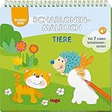haba tierexpress  Kreativ Kids – Schablonen-Malbuch Tiere
