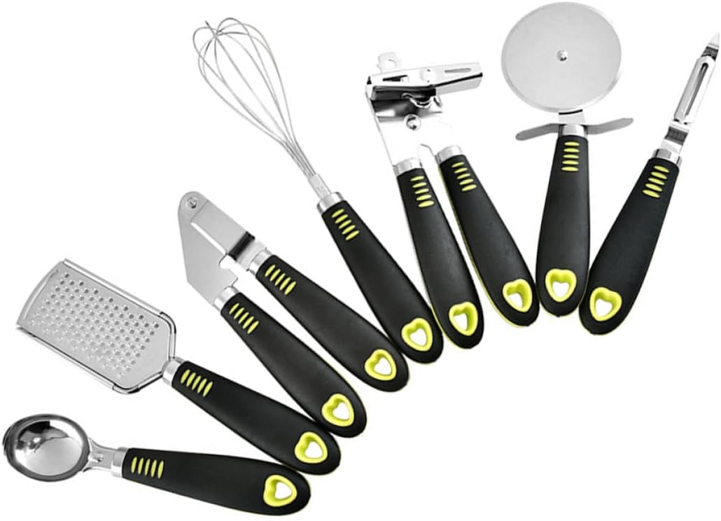 7pc Kitchen Utensils Set White Cooking Utensils Non-stick Baking Tools