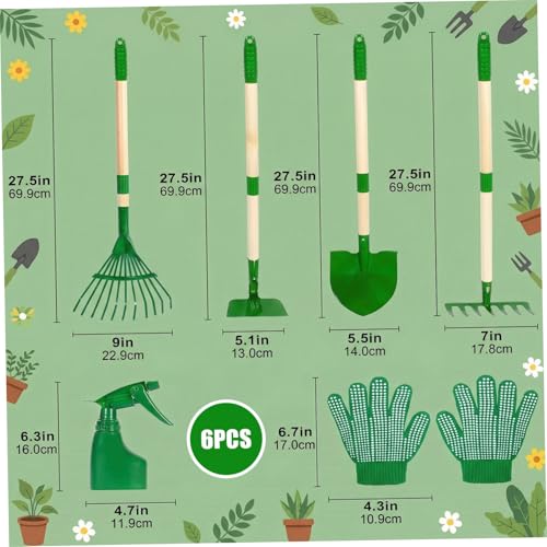 Jouets jardin extérieur vert pour tout-petits afin de stimuler l'apprentissage manuel - 8
