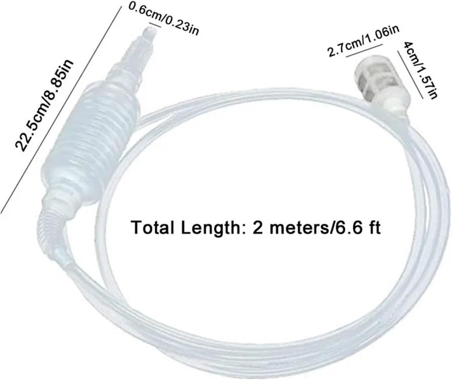 Brew Syphon Tube Home Brew Beer Siphon Filter Syphon Pump Manual Soft Pipe Hose Wine Beer Brewing Making Equipment