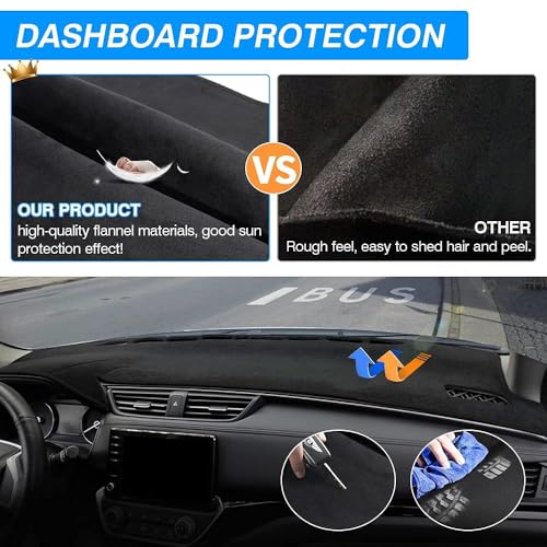 CARTIST Dash Cover for Chevy Chevrolet Silverado/GMC Sierra C1500 C2500 C3500 K1500 K2500 K3500 1988-1994,1992-1994 GMC Yukon/Chevy Blazer Suburban Dashboard Cover Mat Non-Slip by CARTIST - Image 5