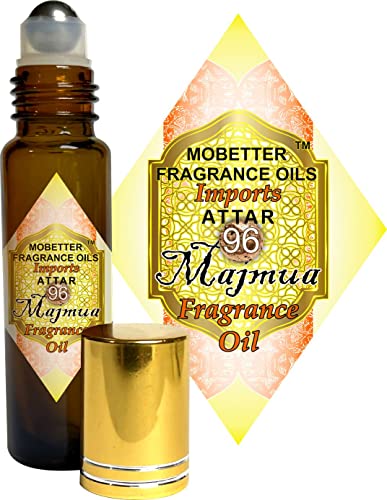 Mobetter Fragrance Oils Attar 96 Majmua Perfume Cologne Oil Roll On Fragrance Oil Roller (No Alcohol) Body Oil 10 Ml / 0.33 Fl Oz #TOP17