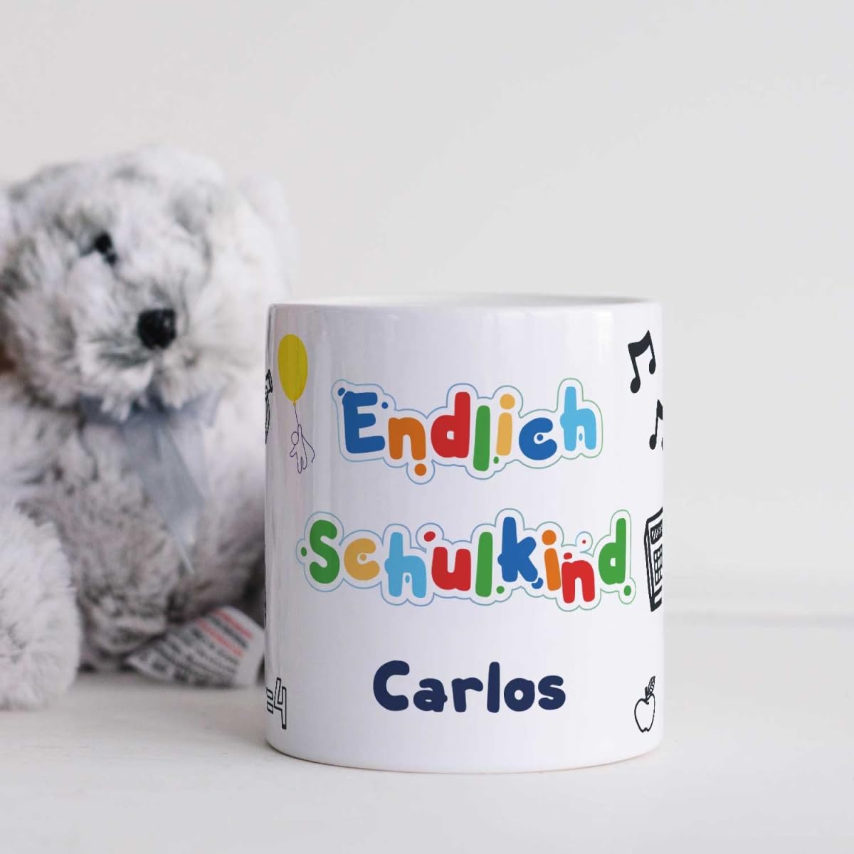 Herz & Heim® Schulanfänger-Spardose – Personalisiert Mit Namen Für Dein Schulkind