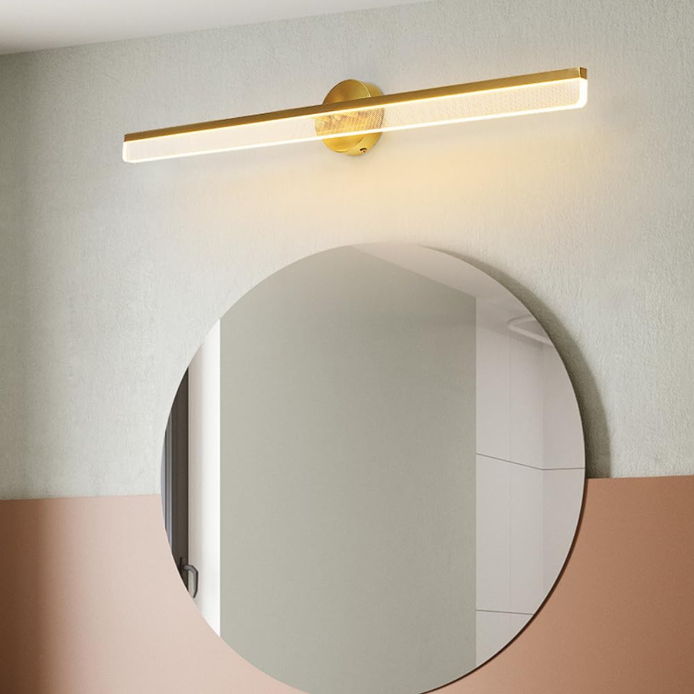 Applique LED Miroir Salle De Bain – 6-12W – 3 Têtes – Blanc Froid 6000K Ou Chaud 3000K – Argent – Anti-Buée