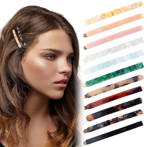 Pince à cheveux longue écaille de tortue pour un chignon chic de mariage et fête