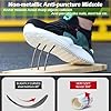 UnPtios Lightweight Safety Shoes Men Safety Trainers Steel Toe Working Shoes Men's Women's Work & Utility Footwear, Ladies, Breathable, Wide Fit, Security, Anti-Puncture - Size 8.5 #3