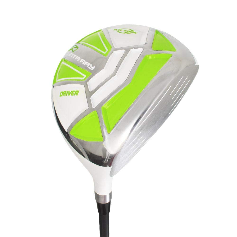 Ray Cook Manta Ray Junior 6-Piece Set with Bag Ages 6-8 (Lime/White) Left-Handed