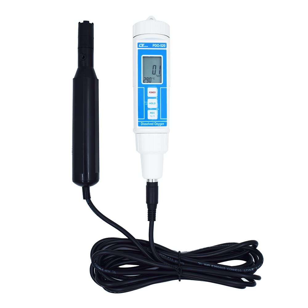 Portable Dissolved Oxygen Meter (Range: 0 to 20.0 mg/L) Aquariums, Medical Research, Agriculture, Fish Incubator facilities Along With Factory Calibration Certificate Model: PDO-520-image-44