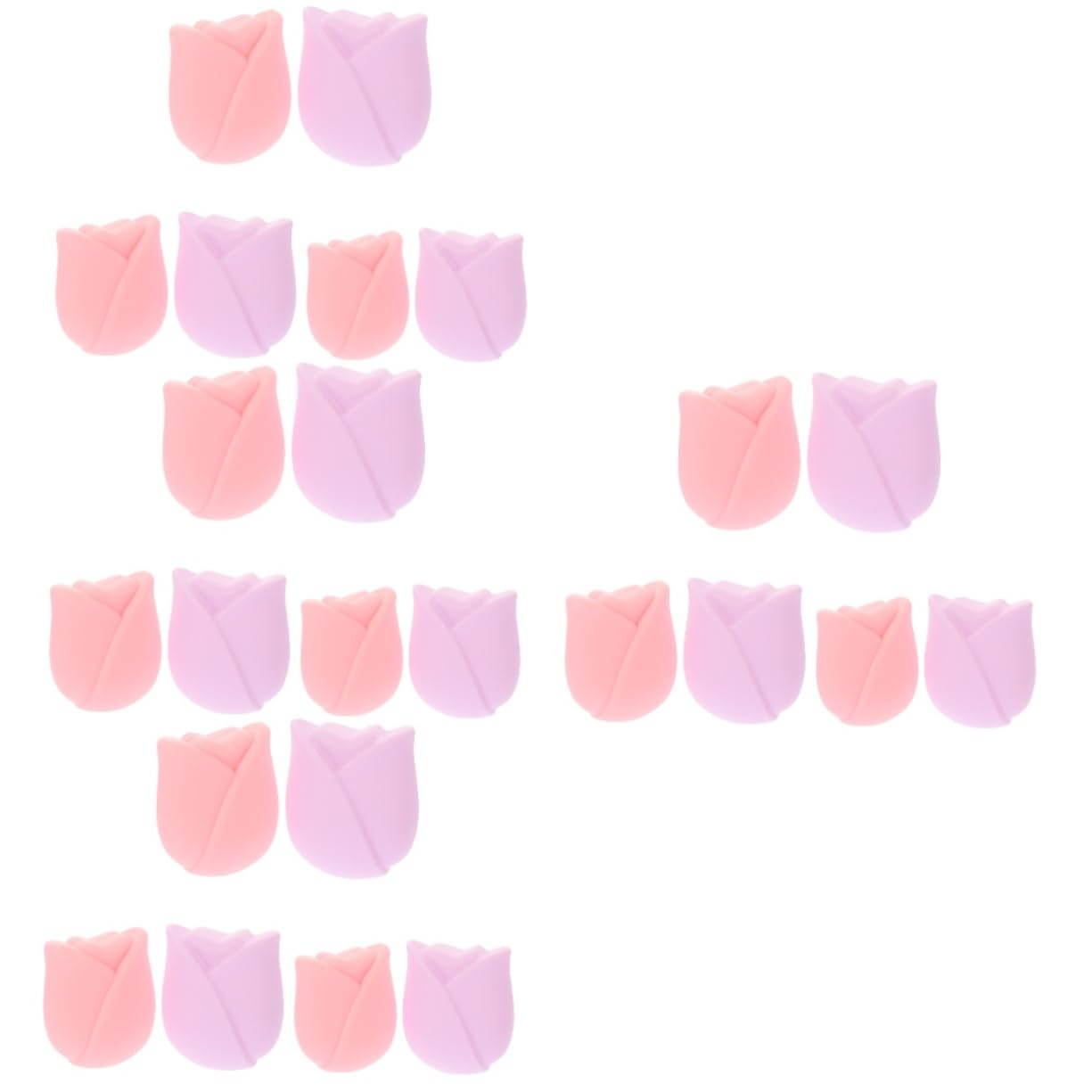 Baluue 24stücke Teiliges Silikon-make-up-pinselabdeckungen Wiederverwendbare Wasserdichte Pinsel-caps Staubschutz Für Make-up-pinsel Für Reisen Und Aufbewahrung
