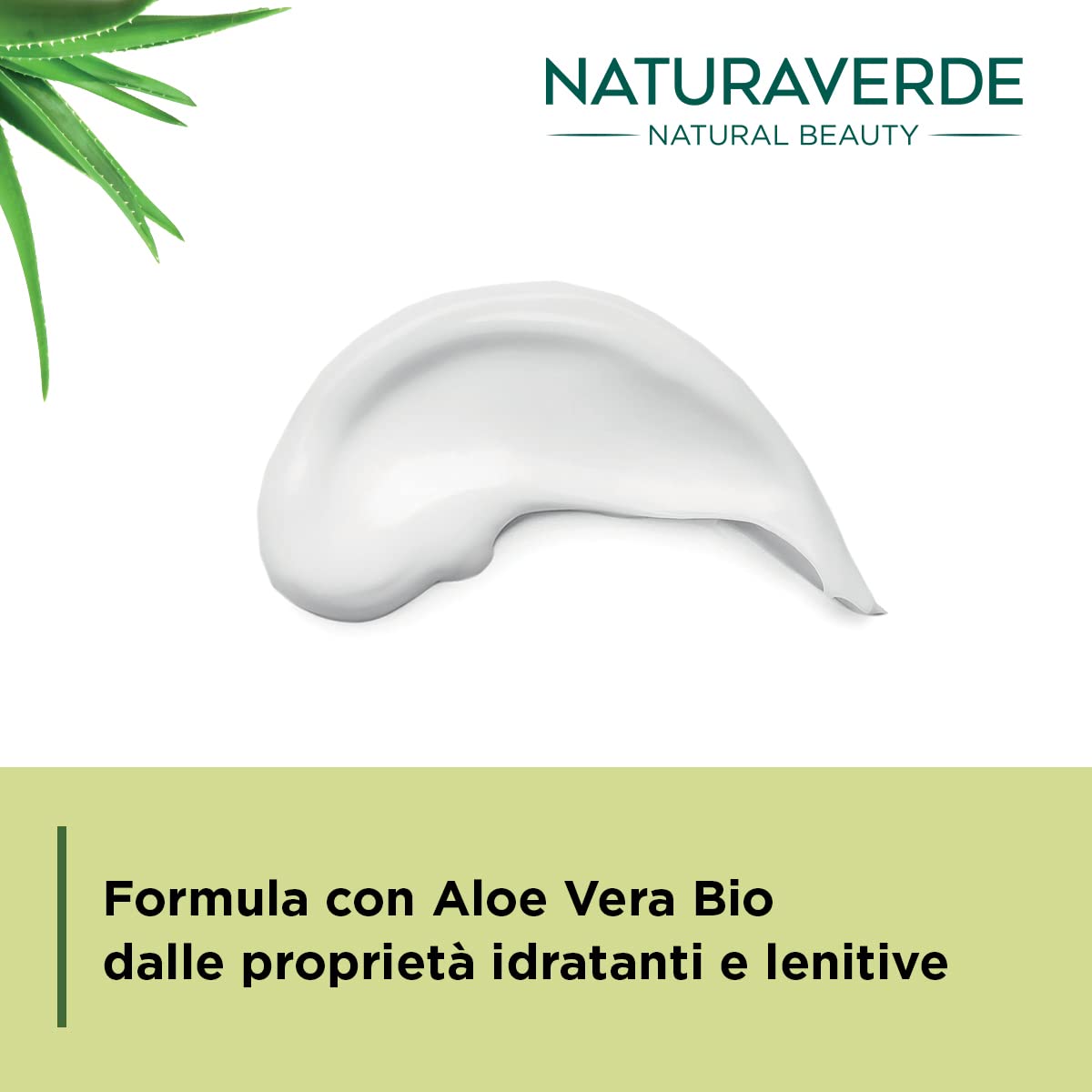 Naturaverde | Natural Beauty - Crema Mani Idratante all'Aloe Vera, per Mani Secche e Screpolate, Ingredienti di Origine Naturale, 75ml
