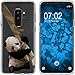 Produktbild PhoneNatic Case kompatibel mit Samsung Galaxy S9 Plus Silikon-Hülle Vektor Tiere Panda M4