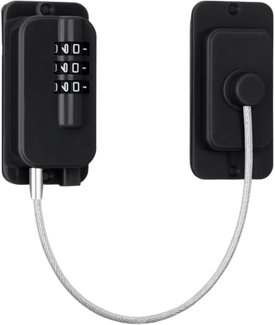 Locks for Refrigerator Doors - Heavy Duty Combination No Drilling Latch - Fridge Locks for Kids - for Kitchen Bathroom Bedroom Cabinets Drawers Closet Rv