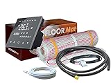 ✅ Das Komplett-Set beinhaltet ein digitales Thermostat RT-50 schwarz, inklusive Bodentemperaturfühler, elektrische Heizmatte Fenix Ecofloor 200 W/m² / Zweiader / Leistungsoptimiert - Made in EU. Thermostat RT-50 ● digitaler Touchscreen ● Tages- und Wochenprogrammierung ● Entspricht den Vorgaben der ErP 2015/1188