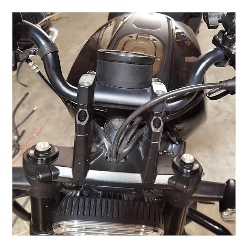 Extensión abrazadera y soporte para manubrio Sportster S 4