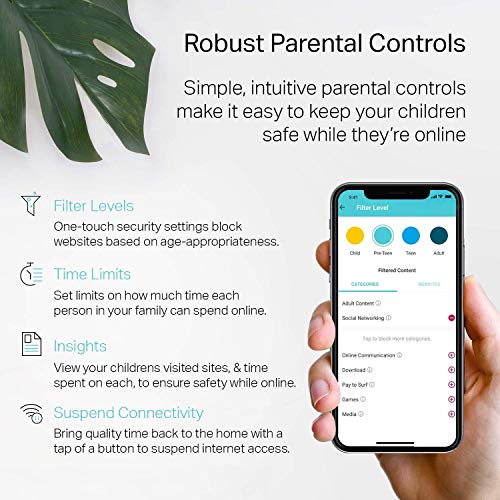 TP-Link Deco Whole Home Mesh WiFi System – Up to 5,500 Sq. Ft. Coverage,WiFi Router/WiFi Extender Replacement, AC1200 Gigabit Ports, Seamless Roaming, Parental Controls,Works w/ Alexa (Deco M4 3-Pack)