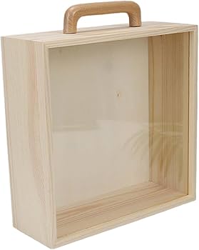 陶器、木箱付き Amazon｜Colaxi 取っ手付き木箱、無塗装木箱、ジュエリー