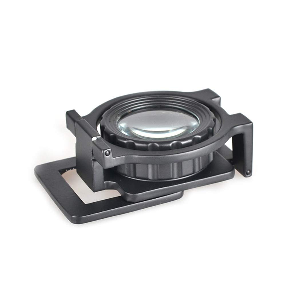 Lente d'Ingrandimento Grande Obiettivo Zoom 5X 10x Nuova Lente d'Ingrandimento Portatile Leggera da 80 mm, Lente per Leggere Hobby Giornali Mappe Monete Artigianato a Maglia