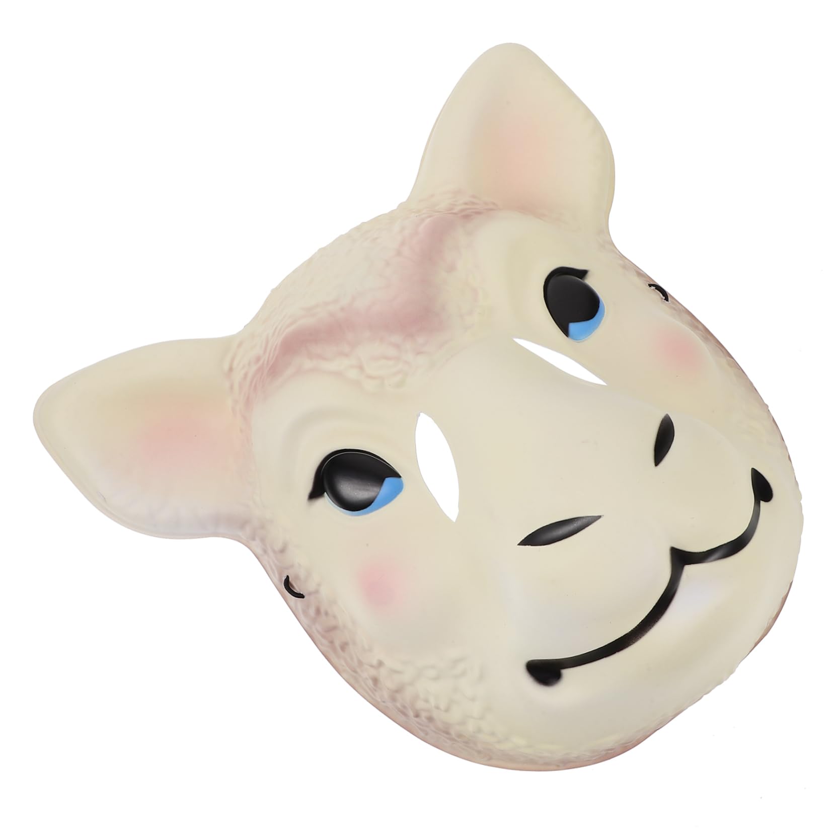 VALICLUD Sheep Mask Cosplay Decorative Mask for Halloween Realistic Animal Head Cover for Parties Stage Performance and Festivals Lightweight Comfortable Design Attention-grabbing Costume
