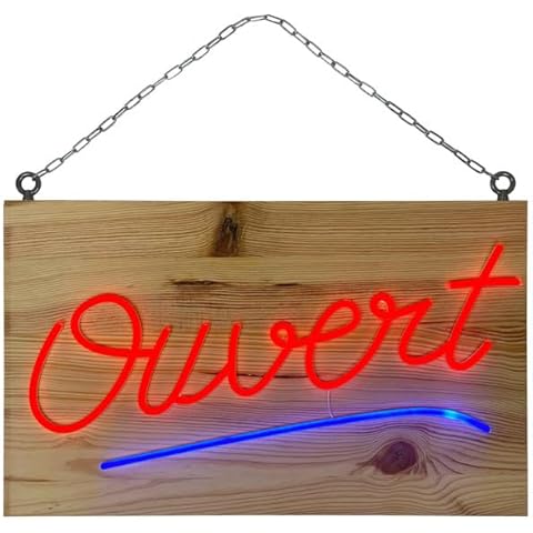 Enseigne lumineuse LED "Ouvert" INTERFACE-PLV Cover