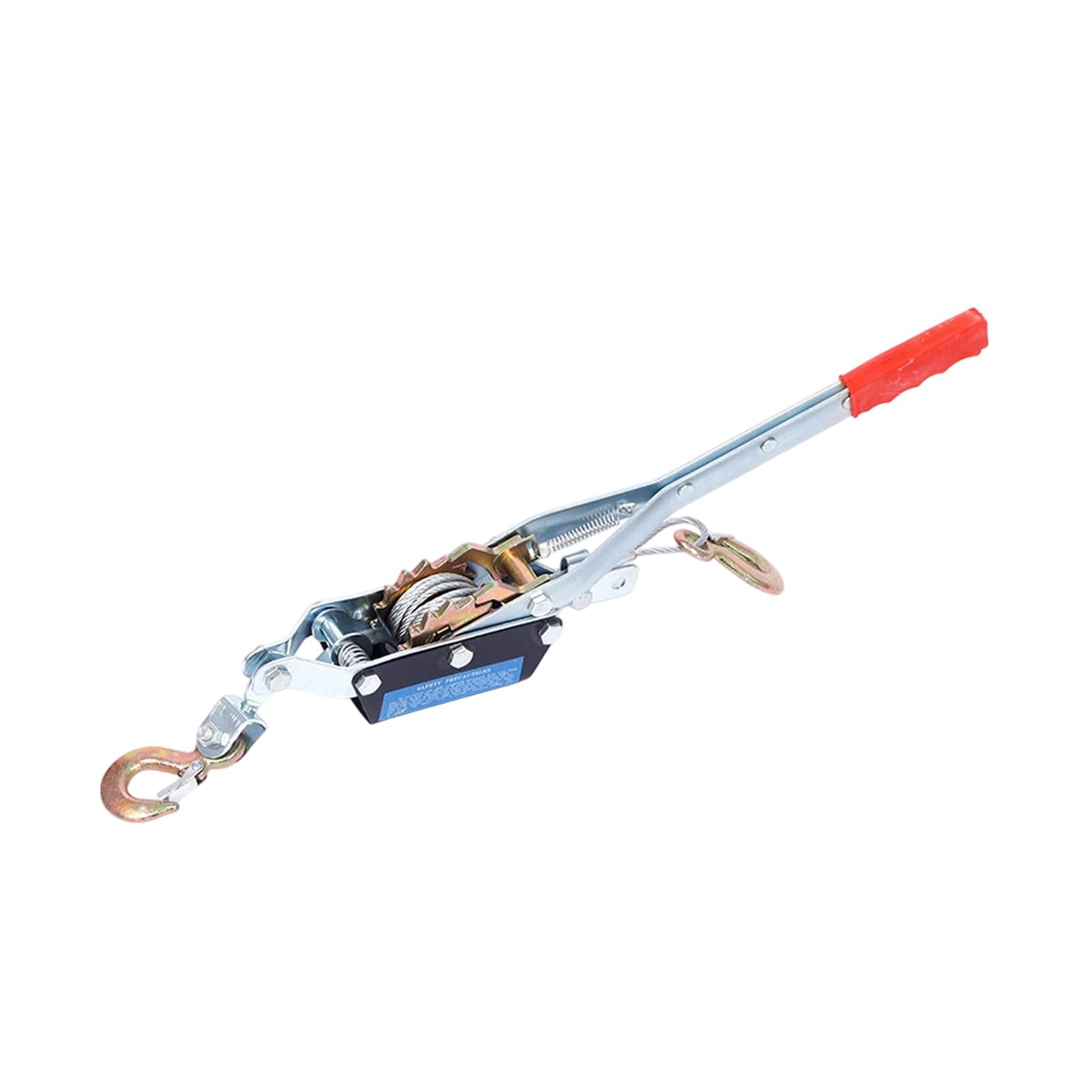 Tensor de cable manual de alta resistencia, doble gancho de acero perfecto para jardinería, crimpado, tirar, barandillas y puertas, herramienta de tensado definitiva