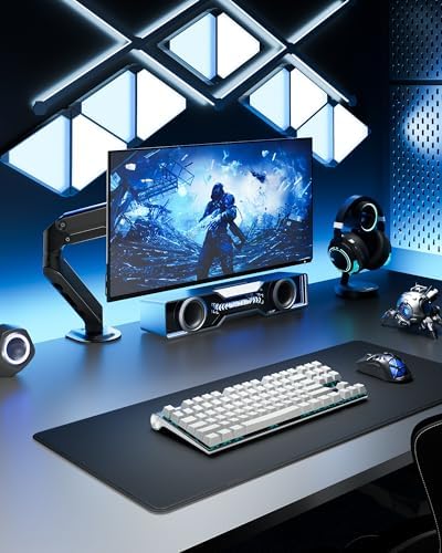 monTEK Single Monitor Arm, 17–32" Screen, Full Motion Adjustment,20 lbs — view 8